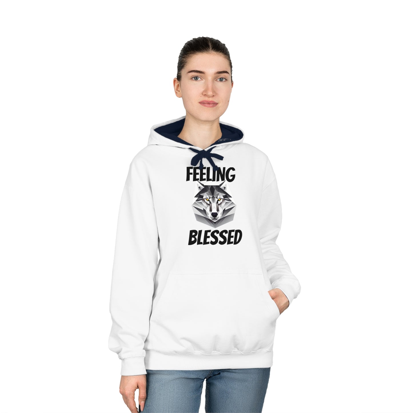 Unisex Varsity Hoodie - BLESSED