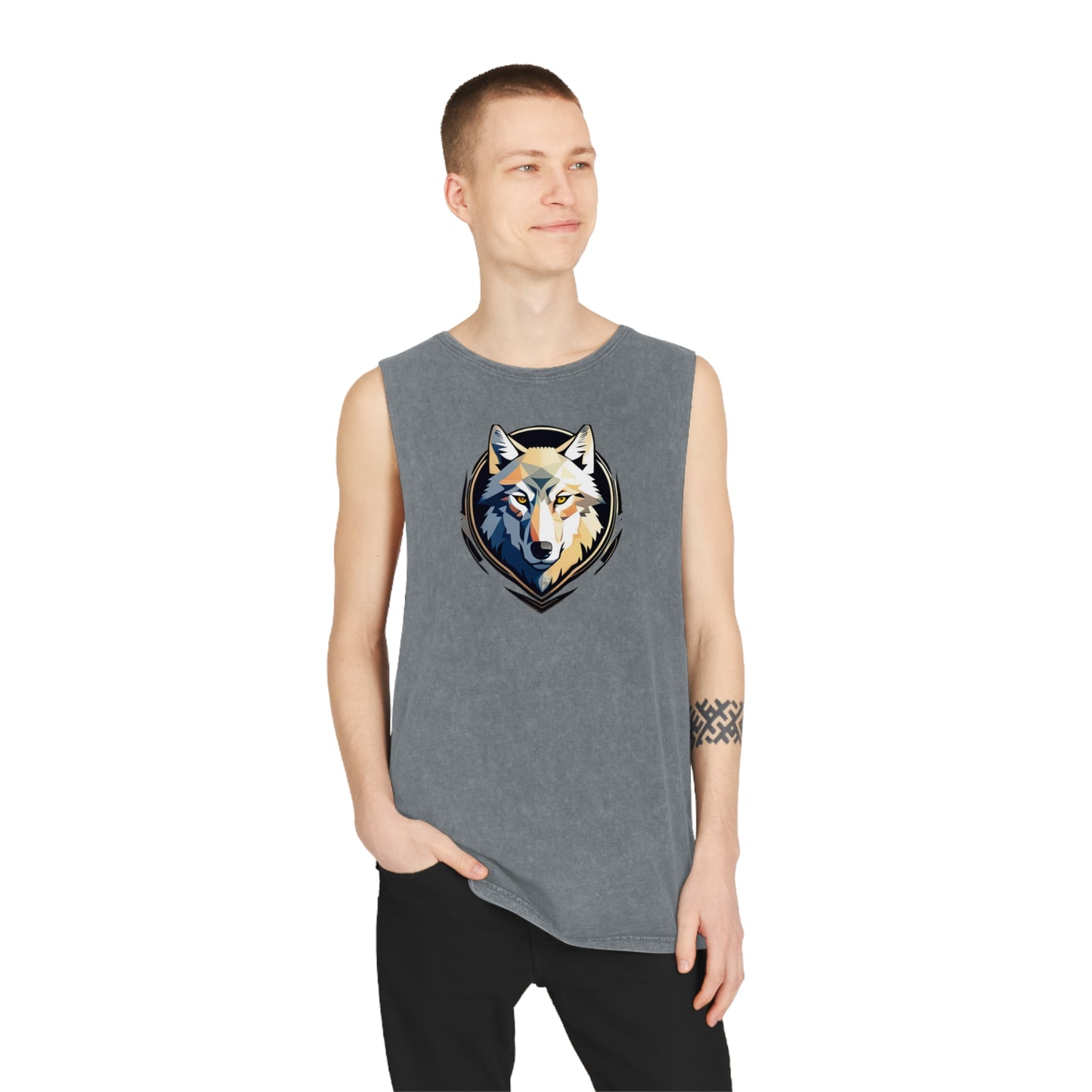 Unisex Stonewash Tank Top