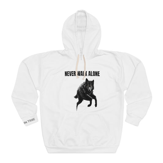 Unisex Pullover Hoodie (AOP) - NEVER WALK ALONE