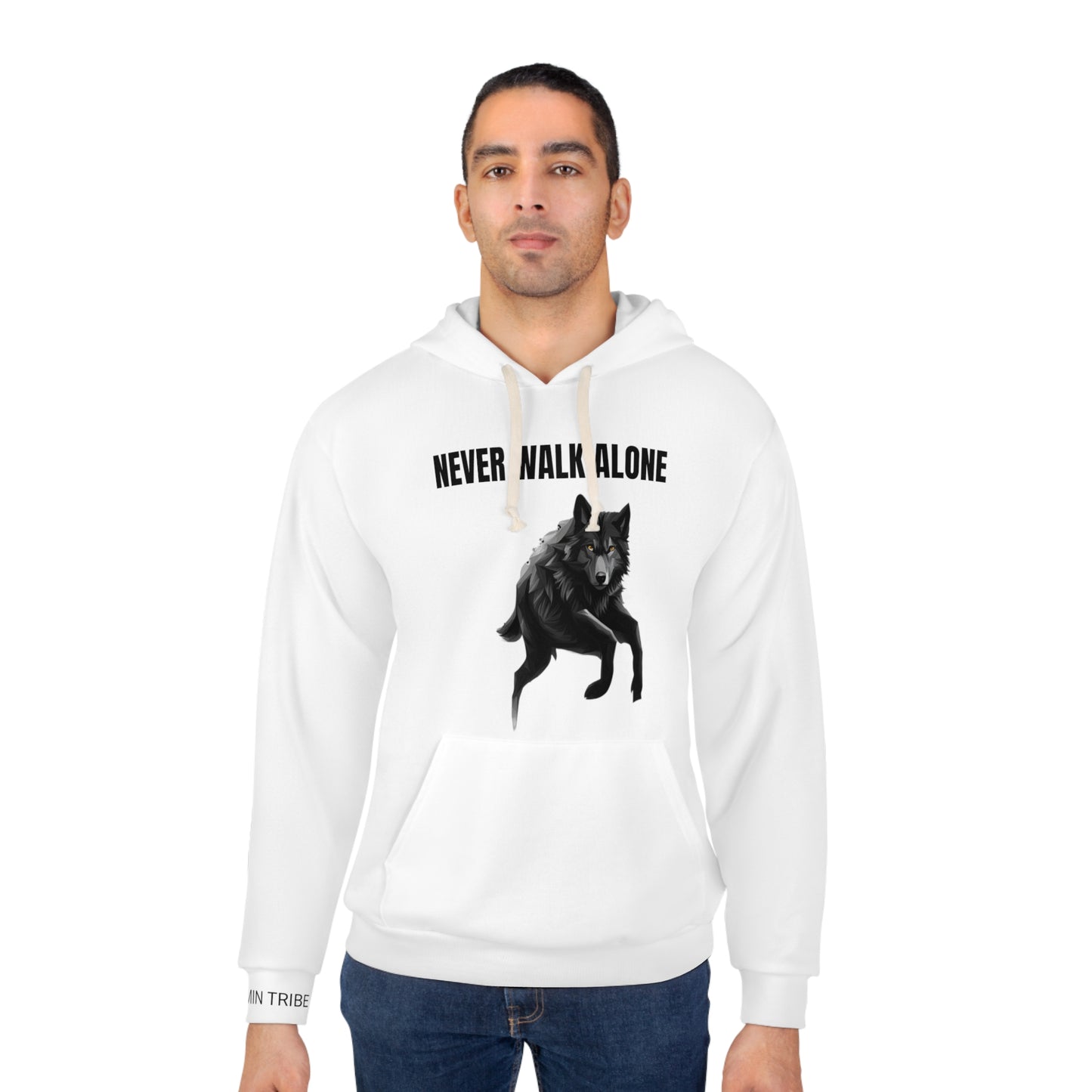 Unisex Pullover Hoodie (AOP) - NEVER WALK ALONE