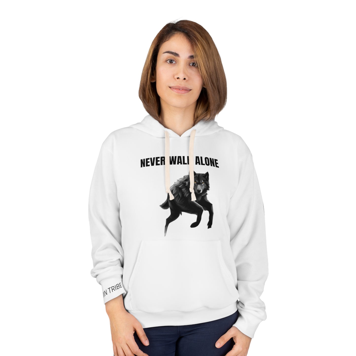 Unisex Pullover Hoodie (AOP) - NEVER WALK ALONE